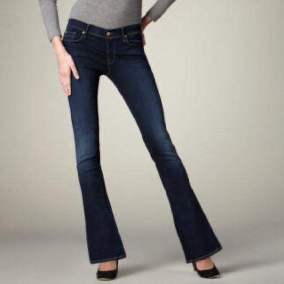 7 For All Mankind Size 27
Kaylie Midnight NY Dark Slim Boot-Cut Jeans - Picture 6 of 7